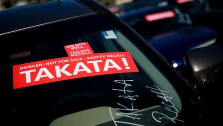 Scandale des airbags Takata : le gouvernement immobilise 800 000 véhicules supplémentaires