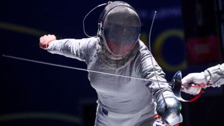 Russische Athleten bei Fecht-EM: Angriff hinter Masken