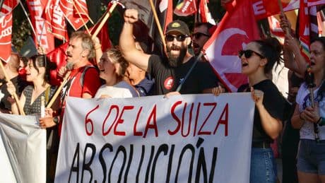 El grupo de sindicalistas de ‘Las seis de la Suiza’ obtiene el tercer grado penitenciario