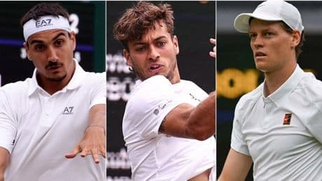 Wimbledon, da Sinner a Cobolli e Sonego: oggi in campo tre italiani agli ottavi