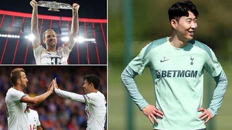 Son Heung-min insists he is inspired by Harry Kane's Bundesliga success as he looks to end Tottenham's trophy drought