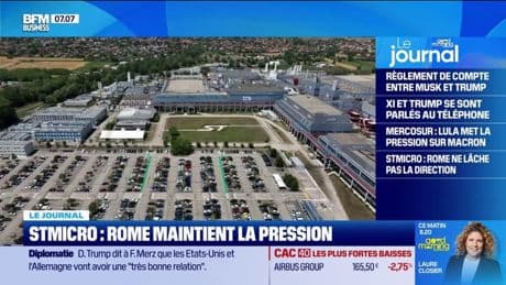 Stmicro: l'Italie maintient la pression et ne lâche pas la direction