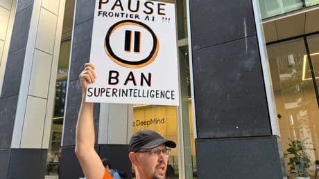 Protesters accuse Google of breaking its promises on AI safety: 'AI companies are less regulated than sandwich shops'