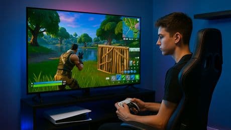 Blau Entertainment-Bundle: Samsung 65-Zoll-TV und PS5 Digital Slim für nur 35,99 Euro