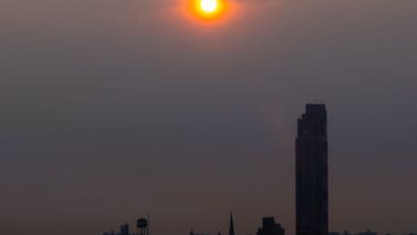 Eastern U.S. Is Shrouded in Smoke From Canadian Wildfires and Saharan Dust