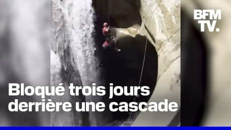 États-Unis: les secours sauvent un homme bloqué depuis trois jours derrière une cascade