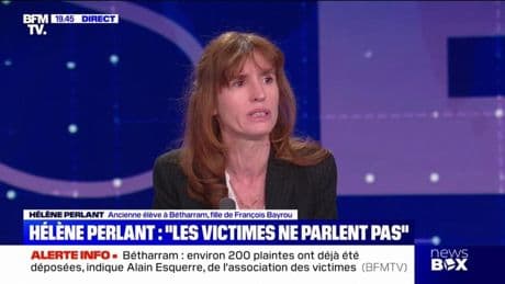 Bétharram: "Plus on en a sous les yeux, moins on voit", estime Hélène Perlant, ancienne élève de l'établissement catholique, fille de François Bayrou