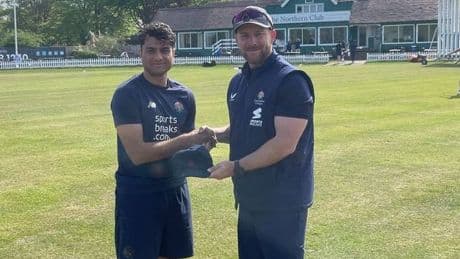 Afghan refugee who starred in Freddie Flintoff show makes stunning county debut