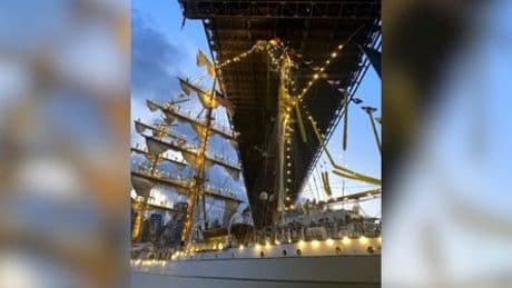 New York: Augenzeugen-Video zeigt Segelschiff-Unfall an Brooklyn Bridge