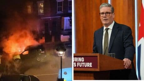 Suspect charged after fire at Keir Starmer's home named for first time