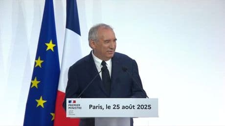 François Bayrou va solliciter un vote de confiance par l'Assemblée nationale