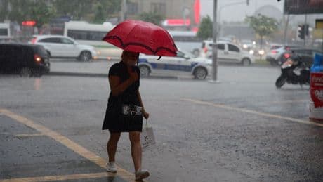 Meteoroloji'den Doğu Akdeniz için sağanak uyarısı