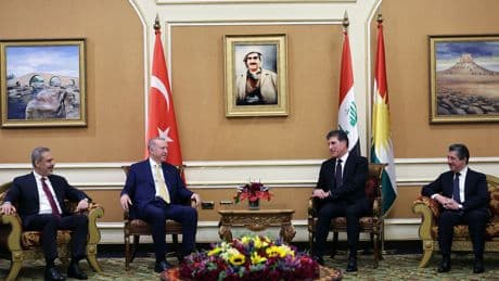 Silah bırakma töreni sonrası Barzani’den Erdoğan, Bahçeli ve Öcalan’a teşekkür