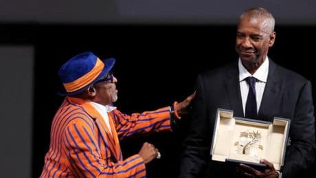 Denzel Washington recibe por sorpresa la Palma de Oro honorífica en Cannes