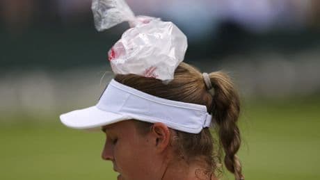 The day Wimbledon ‘felt like Florida’ – how players are beating the heat in SW19