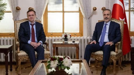 Bakan Fidan Rus heyet ile görüştü