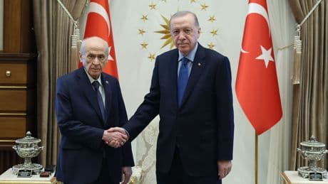 Erdoğan ve Bahçeli arasında 'Terörsüz Türkiye' görüşmesi