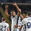 Denzel Dumfries was de absolute uitblinker in de fenomenale wedstrijd Barcelona - Inter