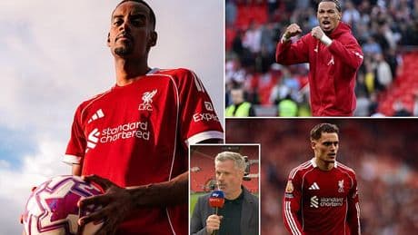 Liverpool are 'behaving like Sir Alex Ferguson's Man United' with summer spending spree, Jamie Carragher claims - after Reds splurged almost £450m
