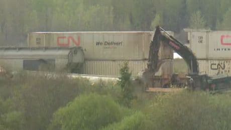 Transportation Safety Board investigates derailment after two CN Rail trains collide