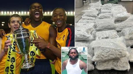 Ex-Arsenal star sentenced last month for part in £600k drug smuggling plot signs for new team