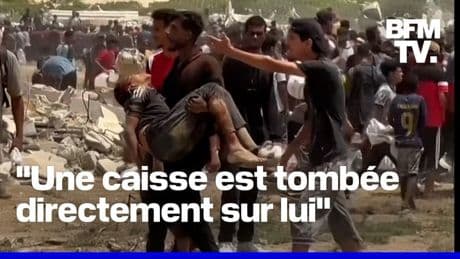 Bande de Gaza: un adolescent de 15 ans meurt écrasé par un largage humanitaire