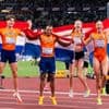 Geen greintje teleurstel­ling bij zilveren estafette­team: ‘We kunnen niet altijd legenda­risch zijn’