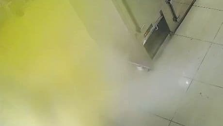 İş yerindeki düdüklü tencere patladı