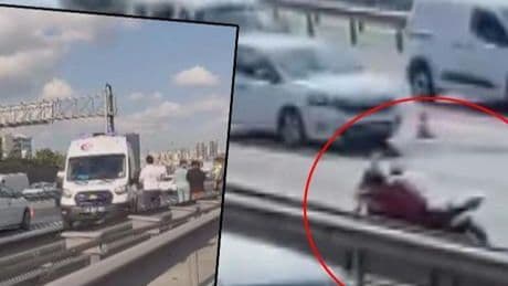 Bağcılar'da feci kaza! Motosiklet sürücüsü hayatını kaybetti