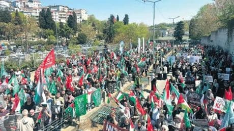 ABD’ye Gazze protestosu