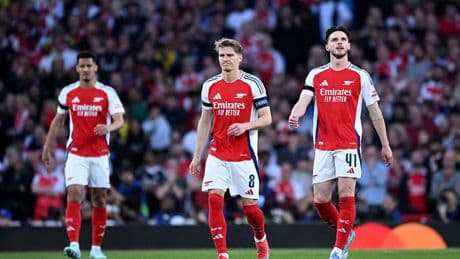 Arsenal vs PSG player ratings as Martin Odegaard struggles in key midfield battle