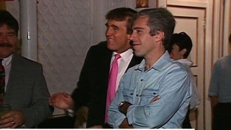 Trump envió una carta obscena para felicitar el 50 cumpleaños de Epstein, según el Journal