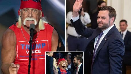 JD Vance pays tribute to ‘American icon’ Hulk Hogan after wrestler’s death at 71