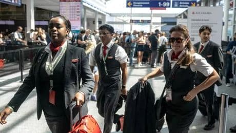 Air Canada strikes: Tourists stranded as 10,000 flight attendants walk out