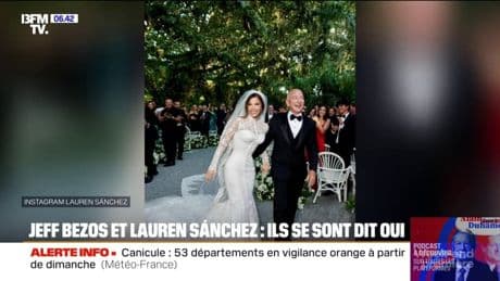 À Venise, Jeff Bezos et Lauren Sánchez se sont dit "oui"