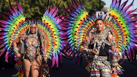 Millionen Menschen feiern Karneval in London