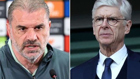 Tottenham boss Ange Postecoglou takes swipe at Arsene Wenger over Europa League comments