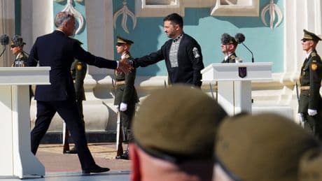 Zelensky Marks Ukraine’s Independence Day With Diplomacy in Kyiv and a Plea for Peace
