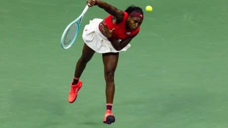 Coco Gauff survives while revamping her serve at same time