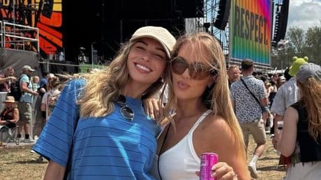 Zara McDermott poses with Louis Tomlinson's sister - but fans point out glaring issue