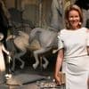 Koningin Mathilde bezoekt tentoonstelling van Hans Op de Beeck in Antwerpen