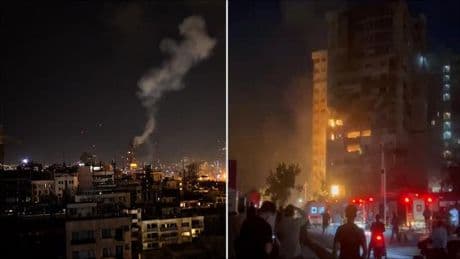 Naher Osten: Videos zeigen Rauchschwaden und Feuer in Teheran