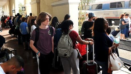 Travel nightmare as Amtrak outage leaves commuters stranded