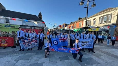 Armed forces charity and Bathgate Community Council mark 80th anniversary of VE Day