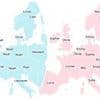 Muhammad is the most popular name in England and Wales - our map reveals how that compares to the rest of Europe