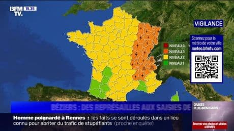 Orages: 21 départements placés en vigilance orange ce dimanche
