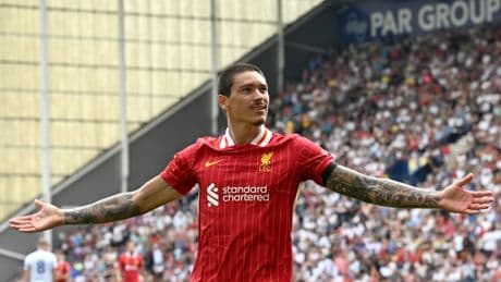 Liverpool 5-0 Stoke: Darwin Nunez hits first-half hat-trick as Florian Wirtz features in training match