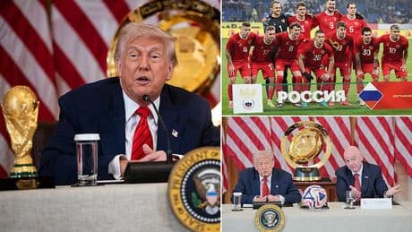 Donald Trump suggests Russia should be offered return to next year's World Cup as 'incentive' to end Ukraine war