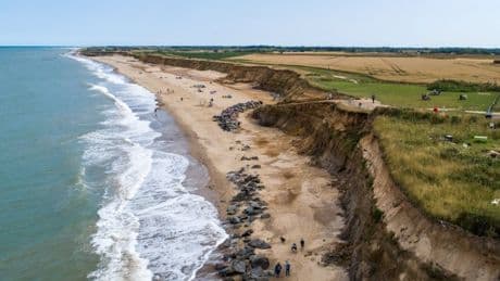 Coastal time bomb could wipe out 800,000 years of history in Norfolk