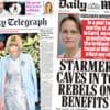 The Papers: 'Starmer caves in' and 'Wintour no longer in Vogue'